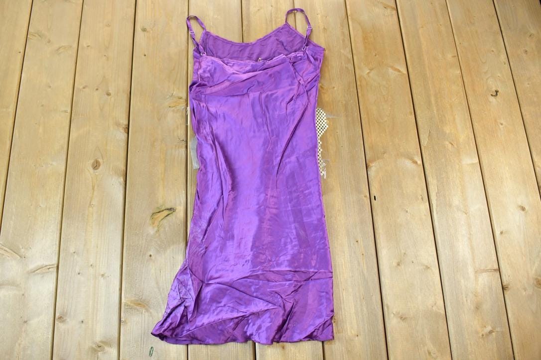 Vintage Y2K Vigos Purple Sequin Mini Dress