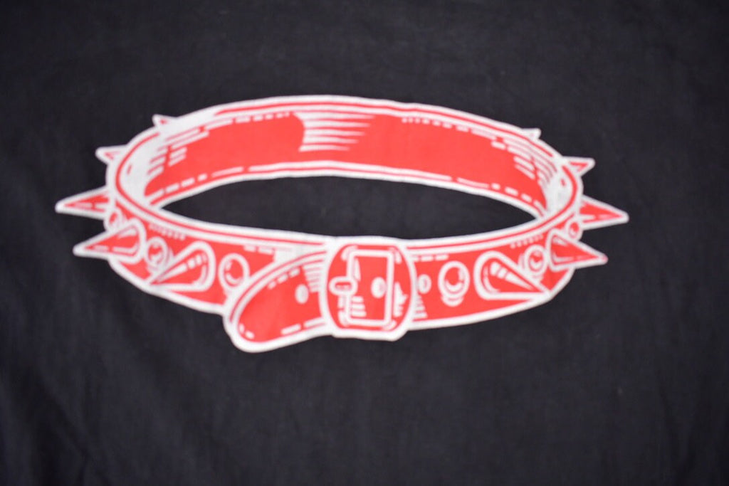 Vintage 1990s Dog Collar And Bone Graphic T-Shirt  Streetwear  Retro  Single Stitch  Made In USA  90s Graphic Tee