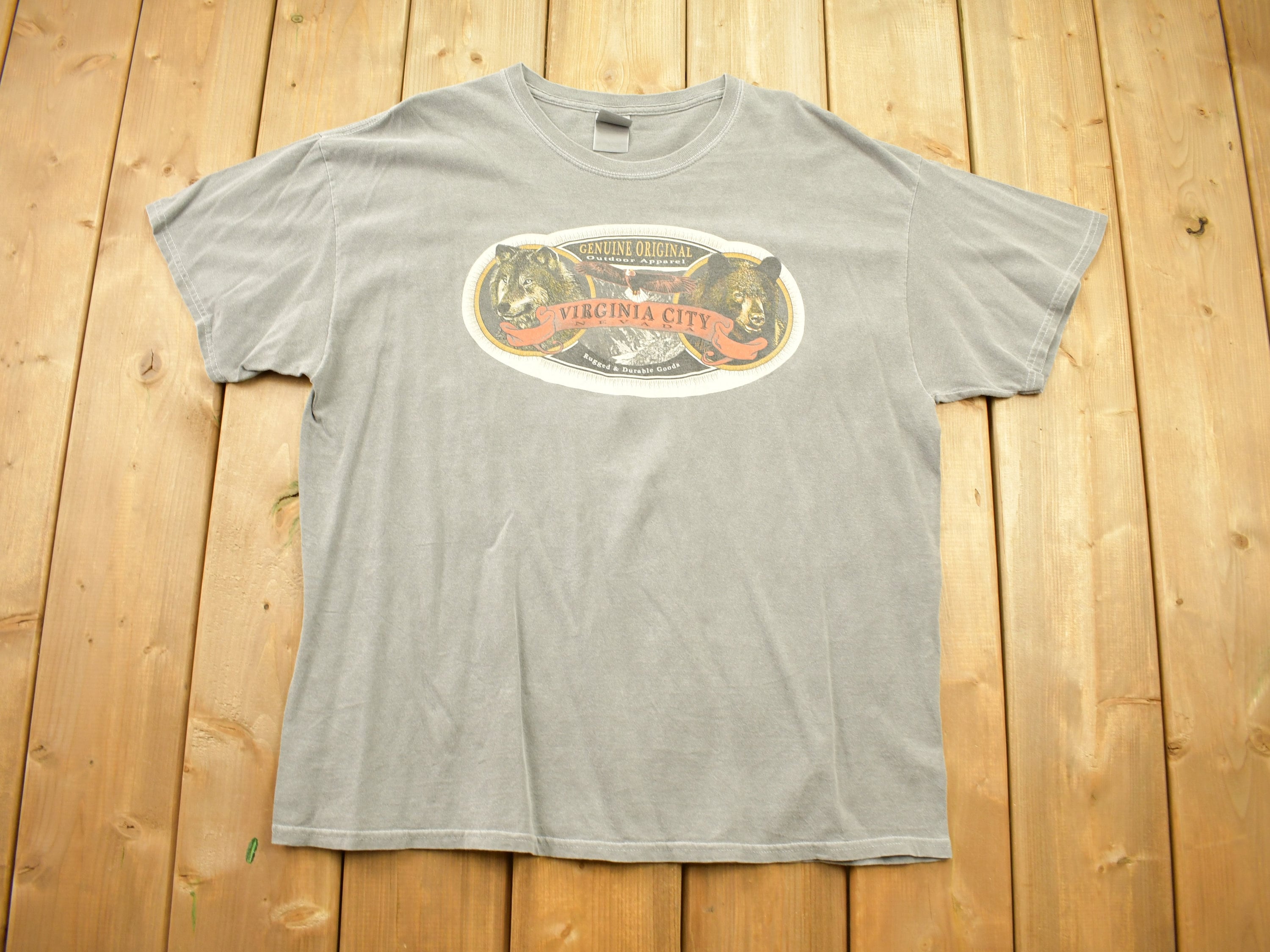 Vintage 1990s Virginia City Nevada Outdoorsman T-Shirt