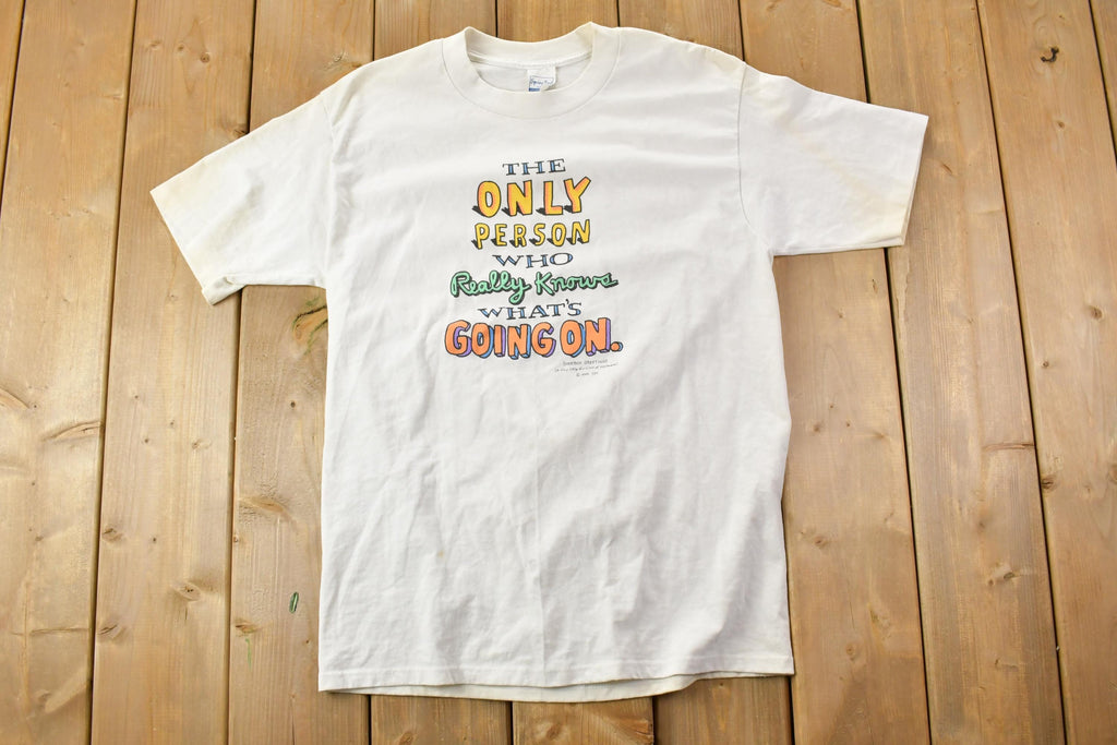 Vintage 1990s Shoebox Greetings Graphic T-Shirt