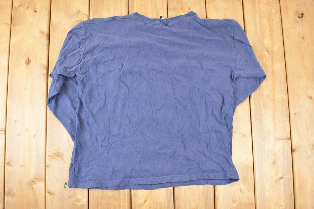 Vintage 1990s Donald Duck Graphic Print Disney Long Sleeve T Shirt Men's L