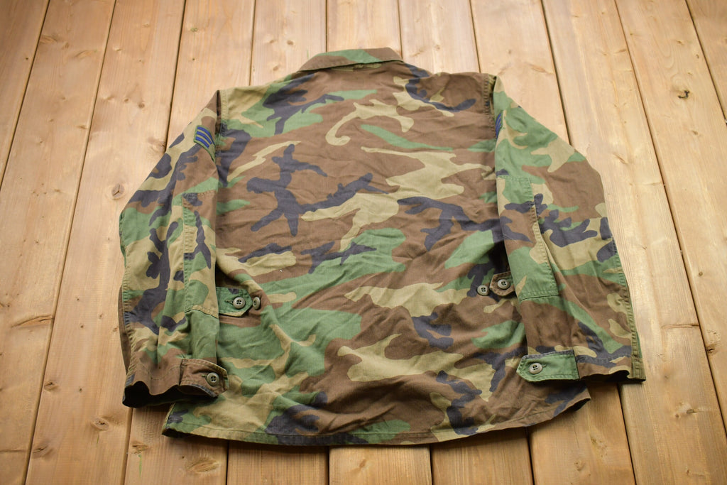 Vintage Military Button Up Shirt