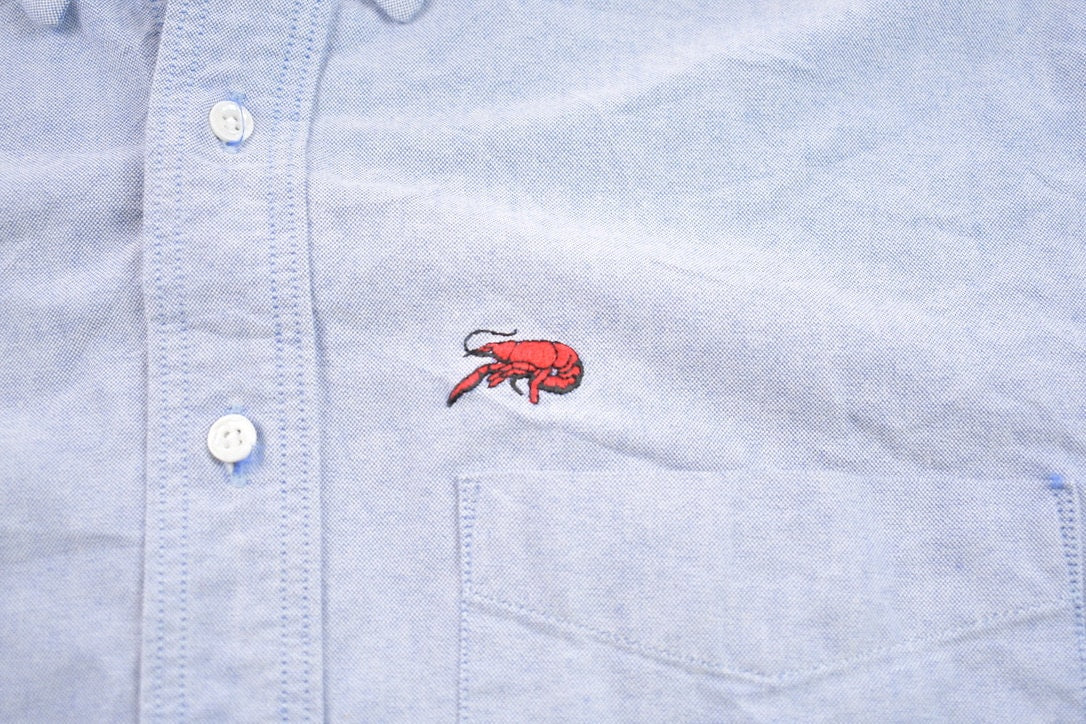 Vintage 1990s Perlis Lobster Blank Button Up Shirt