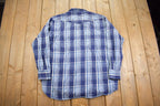 Vintage 1990s Saddle King Western Style Heavy Button Up Shirt - XL