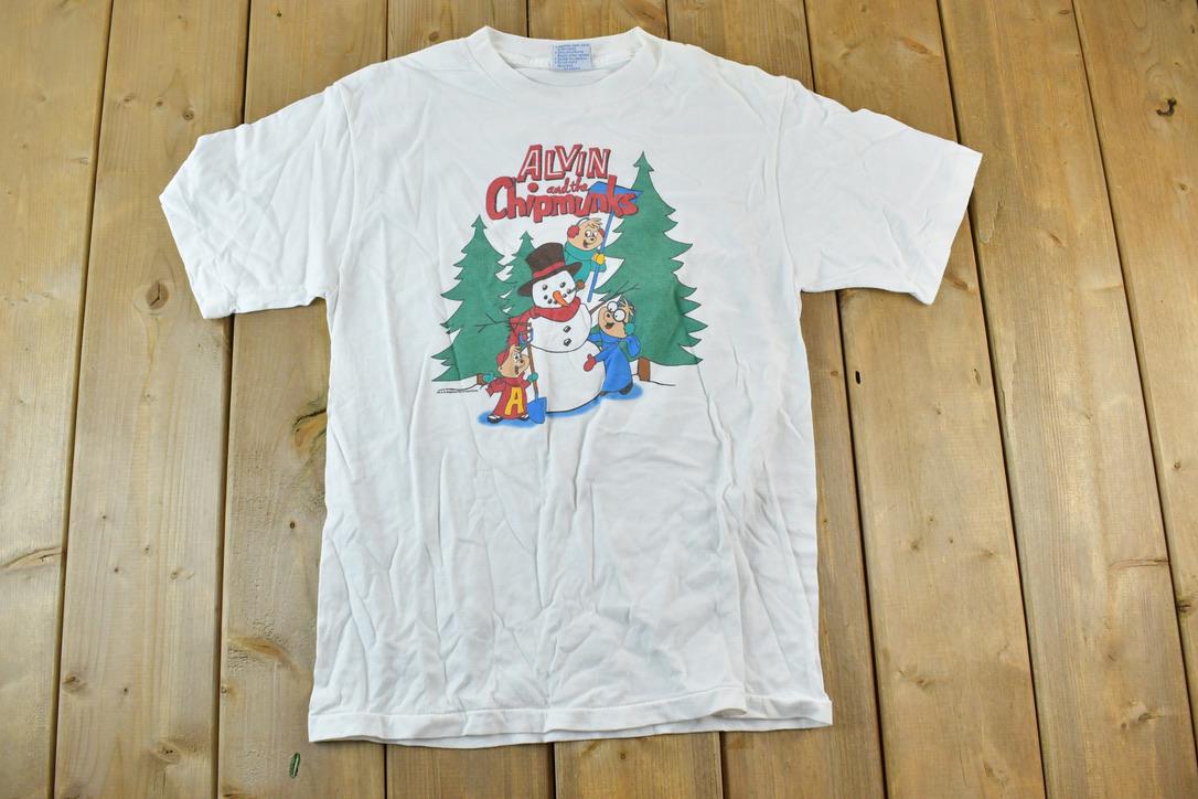 Vintage 1990s Alvin And The Chipmunks Souvenir Single Stitch Graphic Print T-Shirt