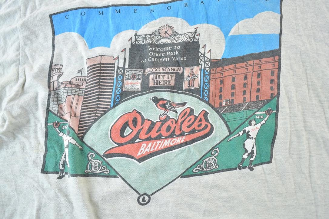 Vintage 1980s Baltimore Orioles MLB Graphic T-Shirt