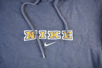 Vintage 2000s Nike Embroidered Embroidered Logo Swoosh Hoodie Men's XL