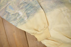Vintage 1990s Beach Theme All Over Print Henley Sweater