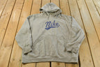 Vintage Y2K Nike Script Text Logo Hoodie Sweatshirt Men's XL / Vintage Nike Sweater