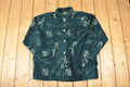 Vintage 1990s Pine Tree AOP Fleece Outdoorsman Sweater Women's XL