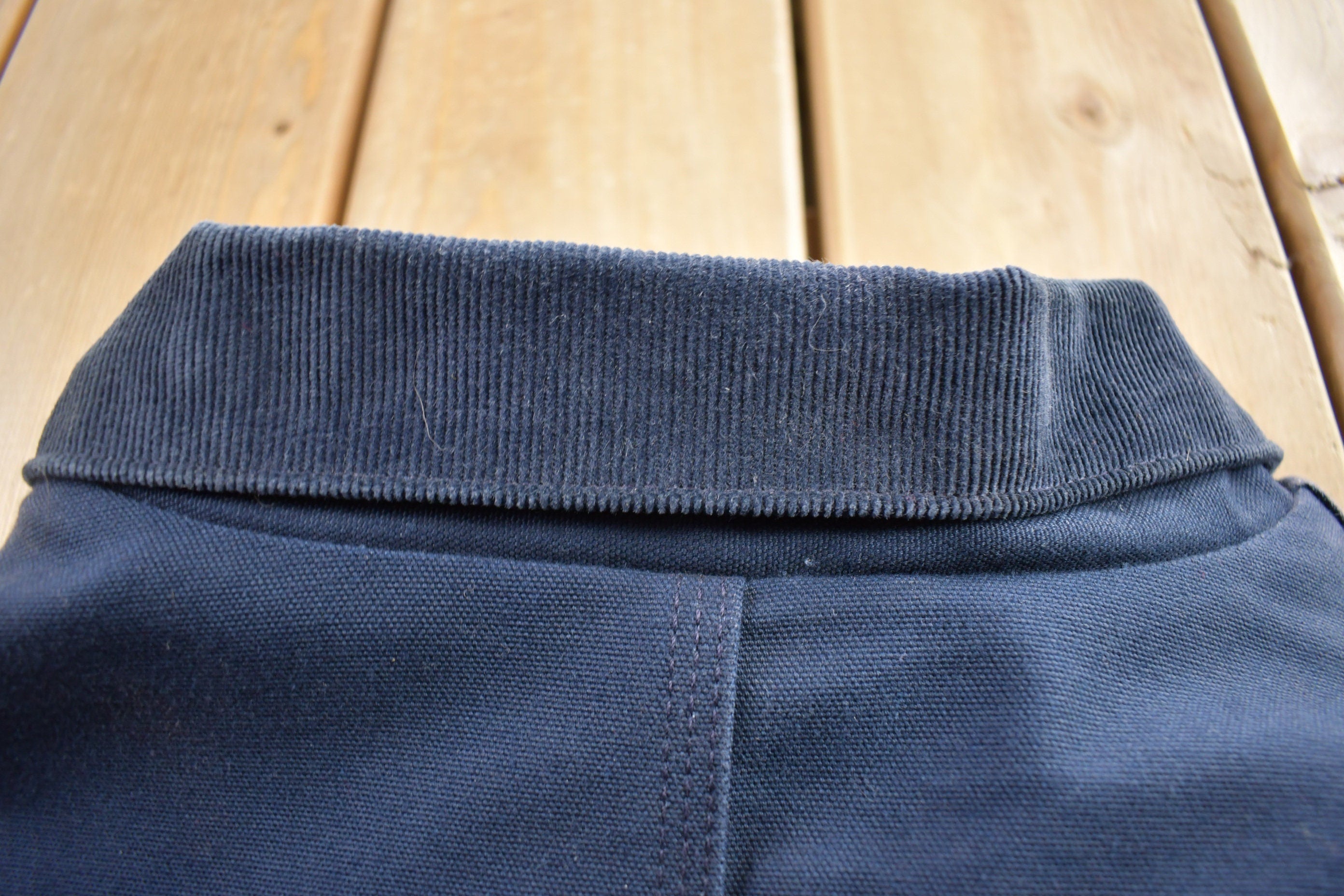 Vintage 1990s Carhartt Blanket Lined Embroidered Work Jacket Size 3XL