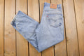 Vintage 1990s Levi's 550 Red Blank Tab Denim Jeans Size 32 x 29