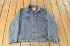 Vintage 1990s Levi's Blanket Lined Denim Jean Trucker Jacket Men's XL