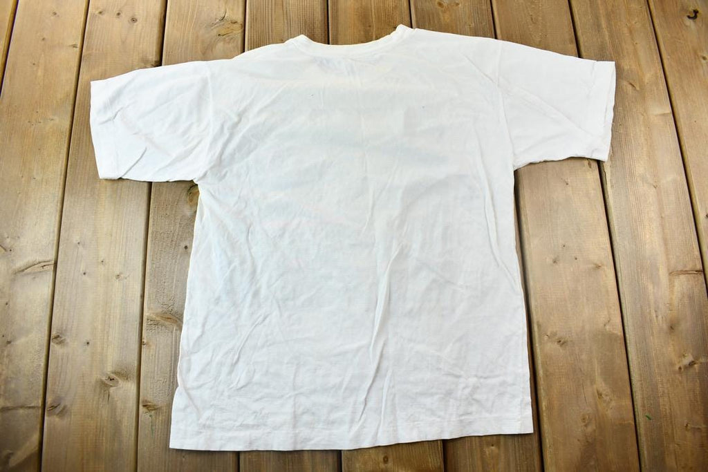 Vintage 1990s Claude Monet Giverny Art Graphic T Shirt