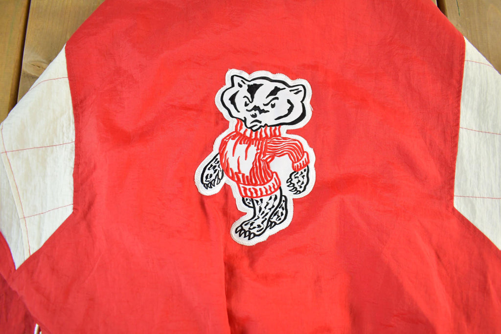 Vintage 1990s University of Wisconsin Badgers Collegiate NCAA Anorak Jacket Men's Large