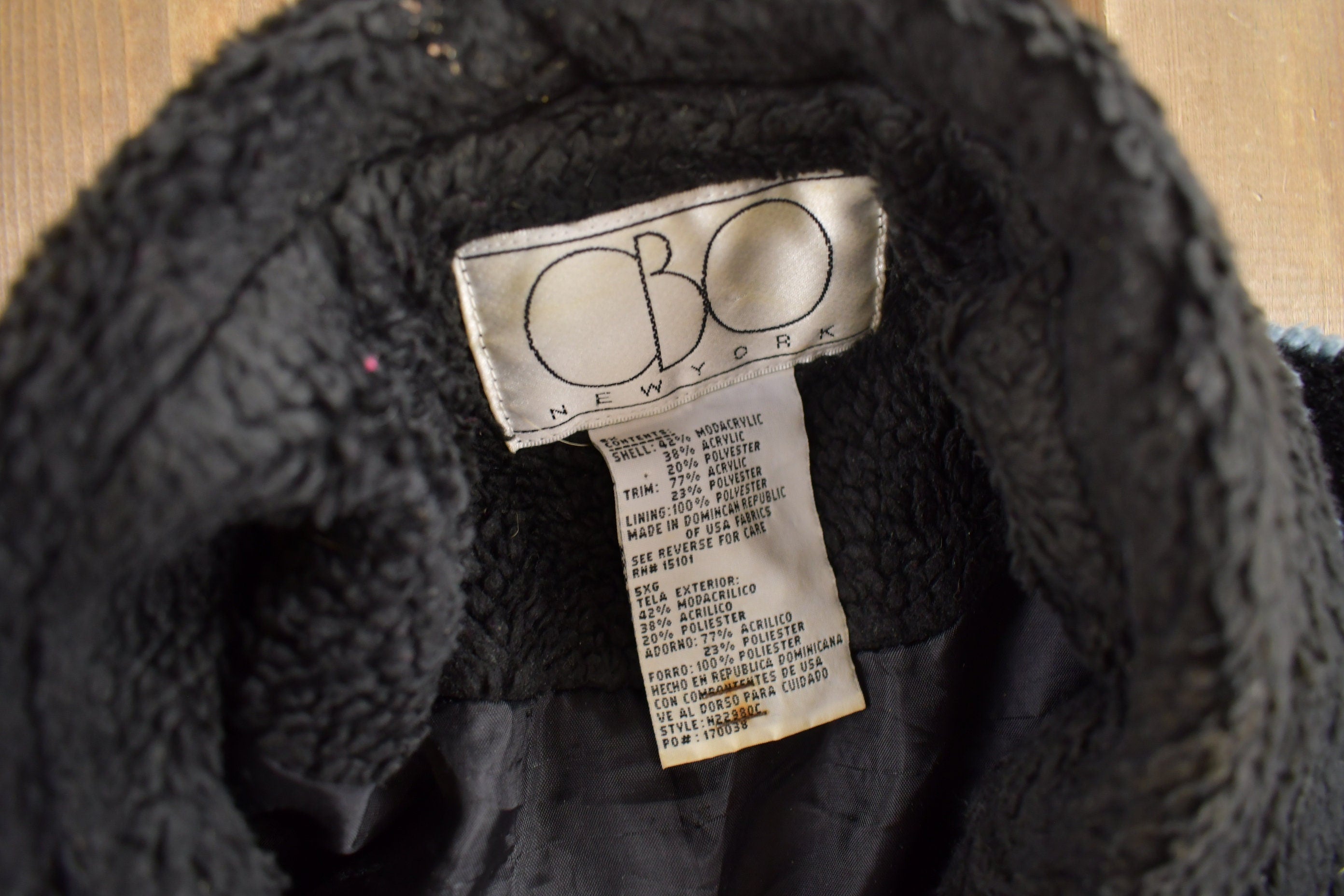 Vintage 1990s CBO New York Fleece Jacket