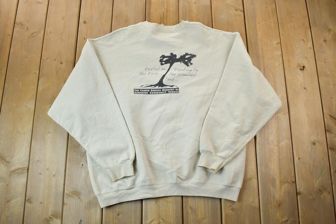 Vintage 1990s Joshua Tree Crewneck Sweatshirt / 90s Crewneck / Souvenir Sweater / Streetwear / Travel And Vacation
