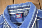 Vintage 1990s Faded Glory Striped Button Up Shirt