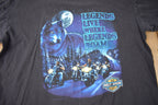 Vintage 1991 Legends Live Where Legends Roam Harley Davidson Motorcycles New Orleans Single Stitch Graphic T-Shirt Made In USA