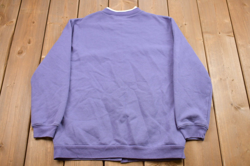 Vintage 1990s Jenny Buchanan Cardigan  90s Crewneck  Nature  Vintage Sweatshirt  American Streetwear  Button Up Sweatshirt