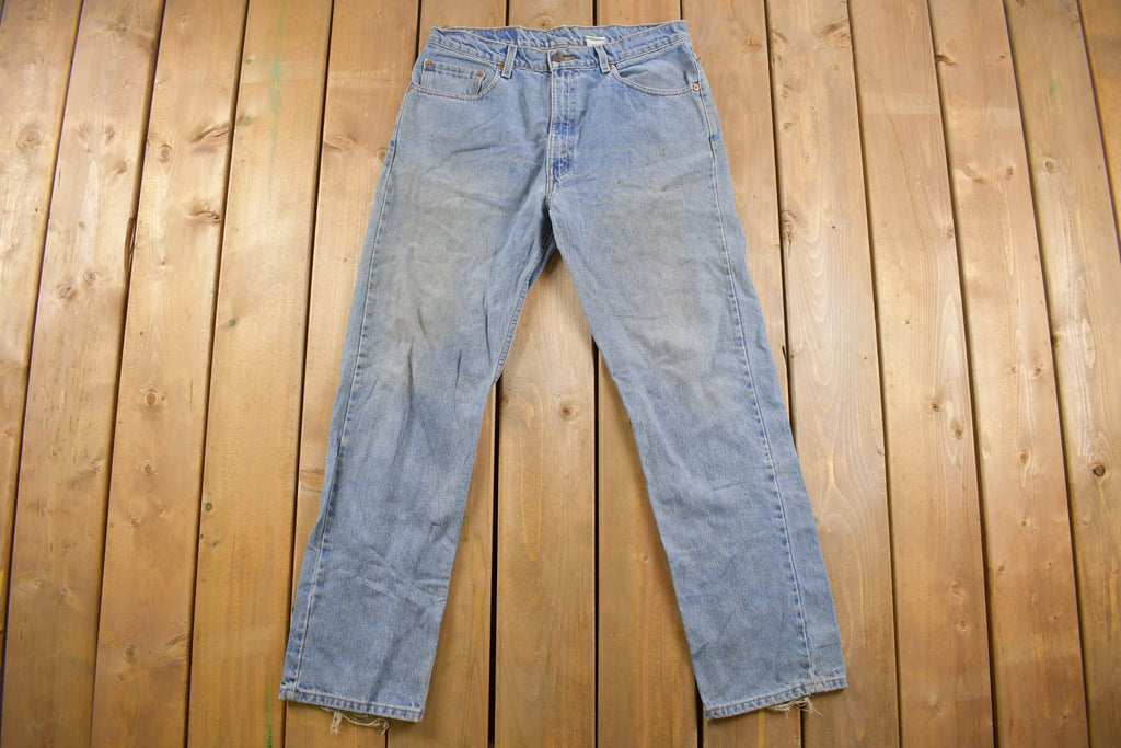 Vintage 1990s Levi's 505 Red Tab Denim Jeans Size 33 x 30