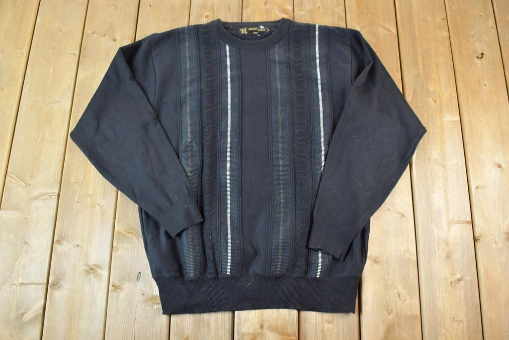 Vintage 1990s Sergio Louis Italy Knit Crewneck Sweater