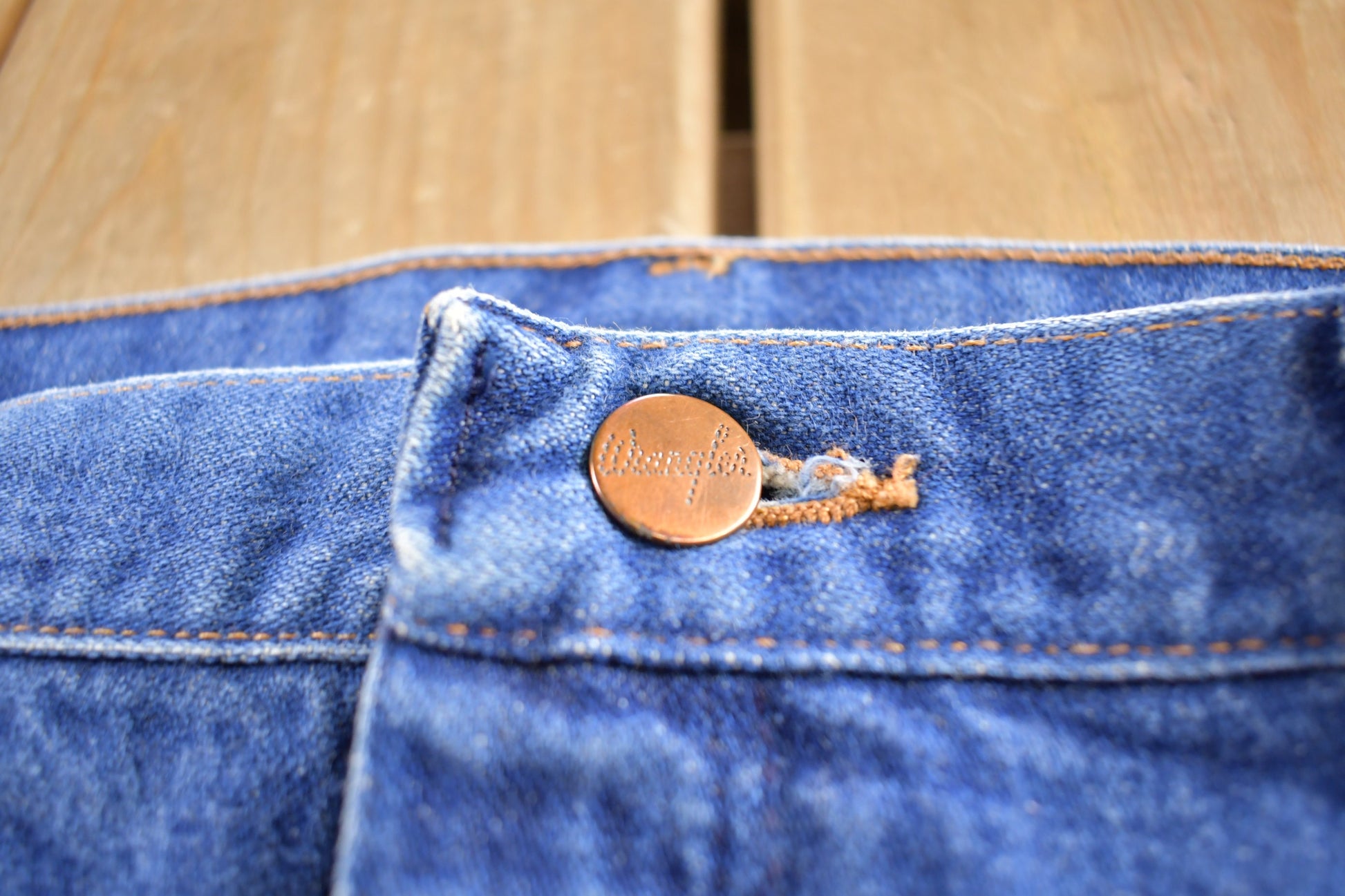 Vintage 1970s Wrangler Denim Jeans Size 42x30