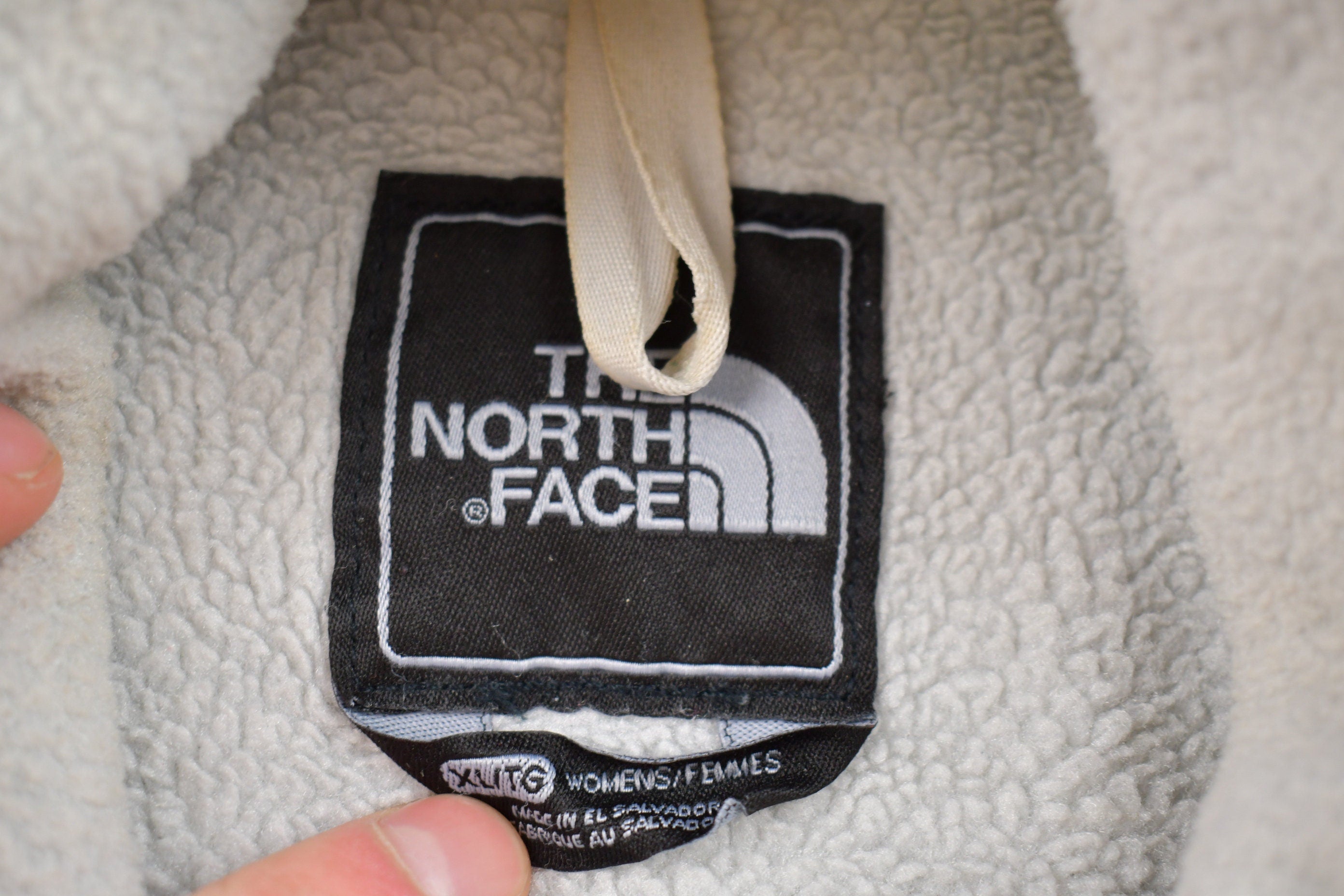 Vintage 1990s The North Face Denali Plaid Fleece Sweater