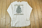Vintage 1990s Coniferous Trees Single Stitch T-Shirt