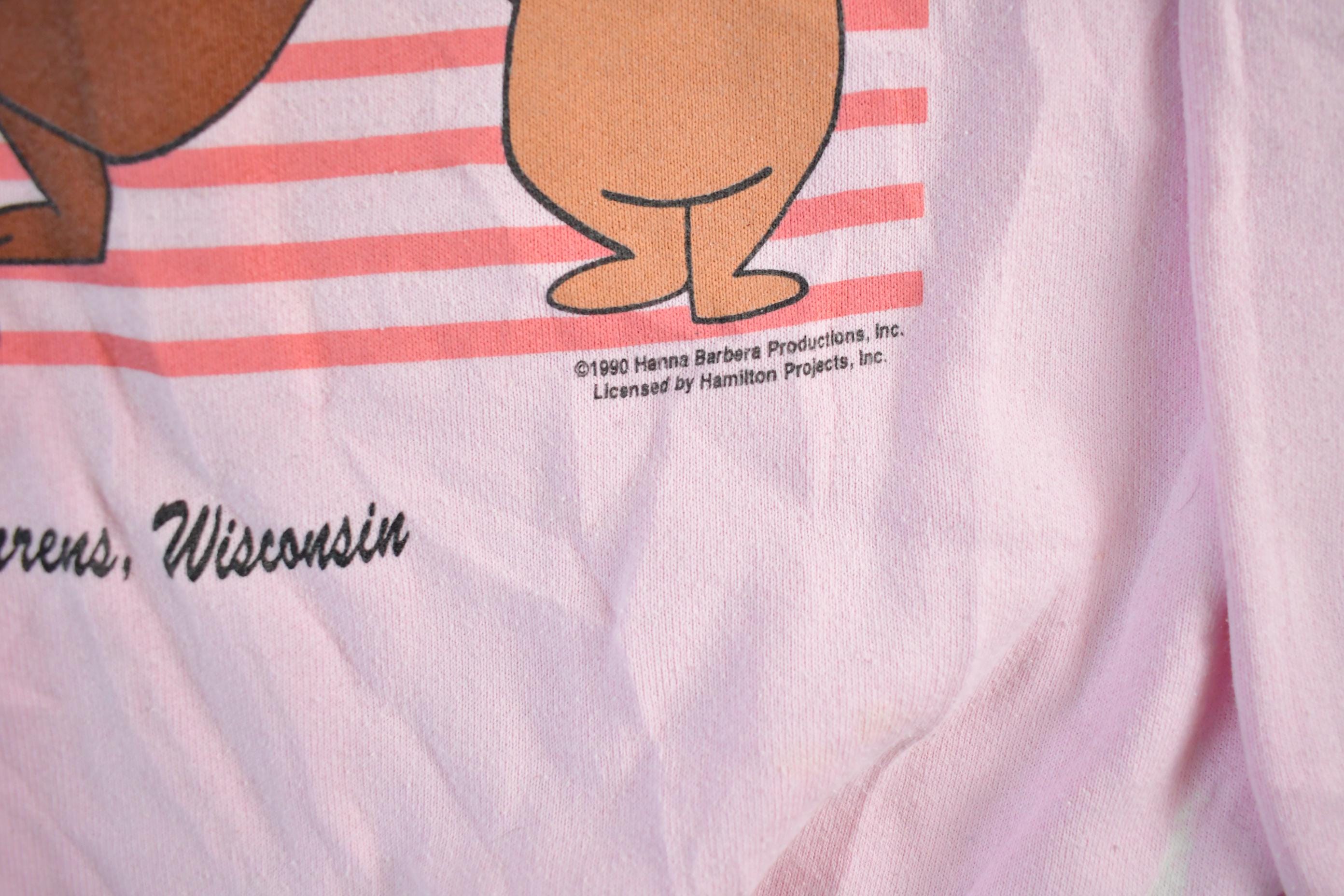 Vintage 1990 Yogi Bear Jelly Stone Park Crewneck Sweatshirt Men's Medium