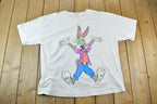 Vintage 1990s Bugs Bunny Cartoon Promo T-Shirt
