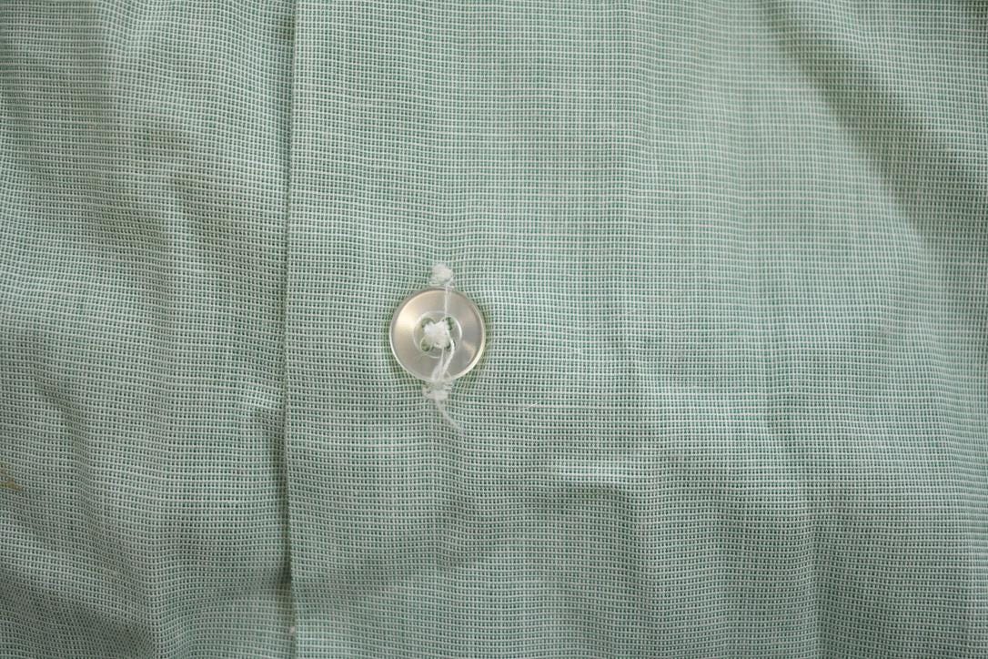 Vintage 1970s Crieghton Button Up Formal Casual Dress Shirt Made In USA