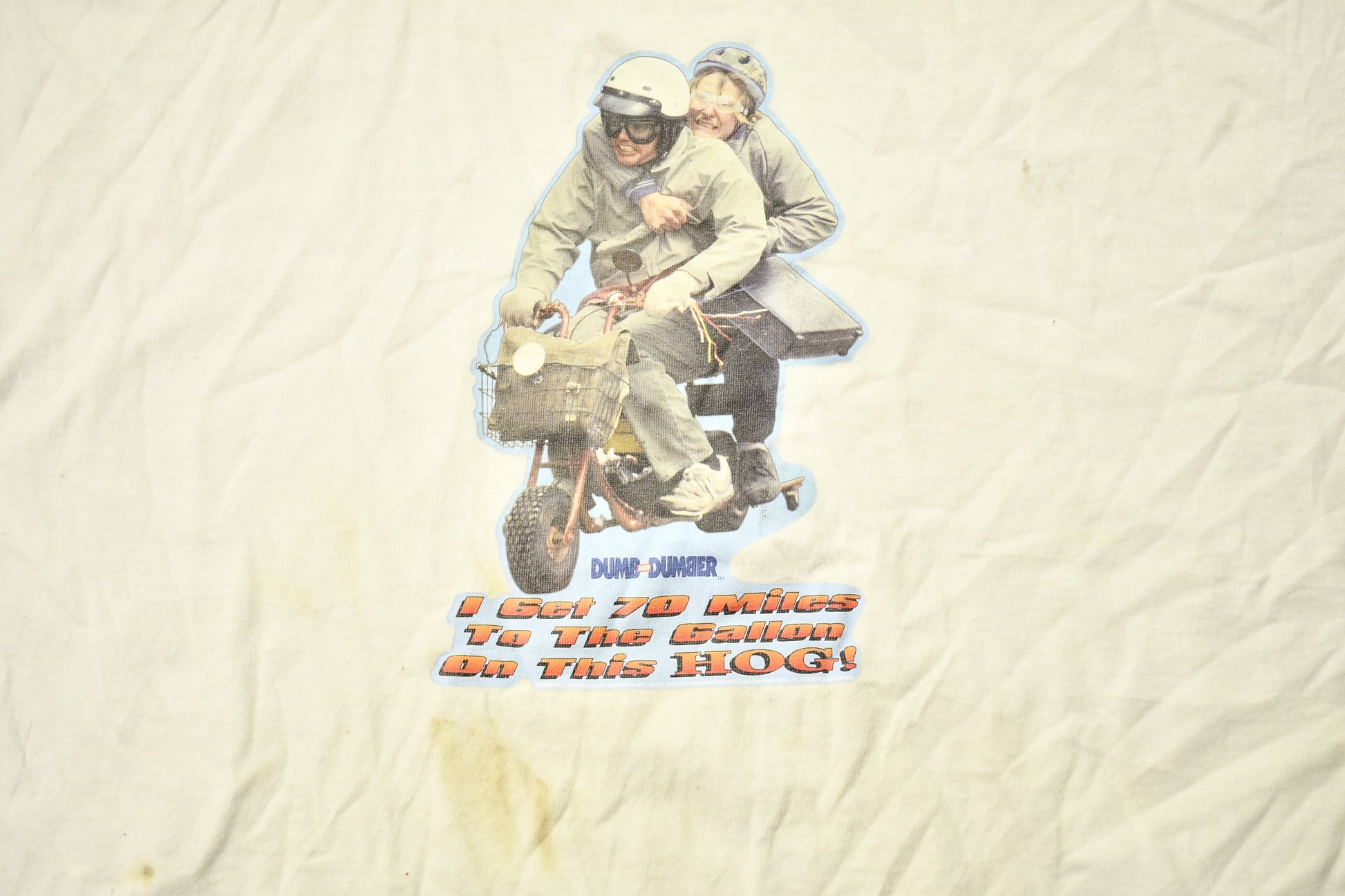 Vintage 1990s Dumb And Dumber Movie Promo Ringer T-shirt  Vintage Movie T Shirt  Made In USA  Rare Vintage  Vintage T-Shirt