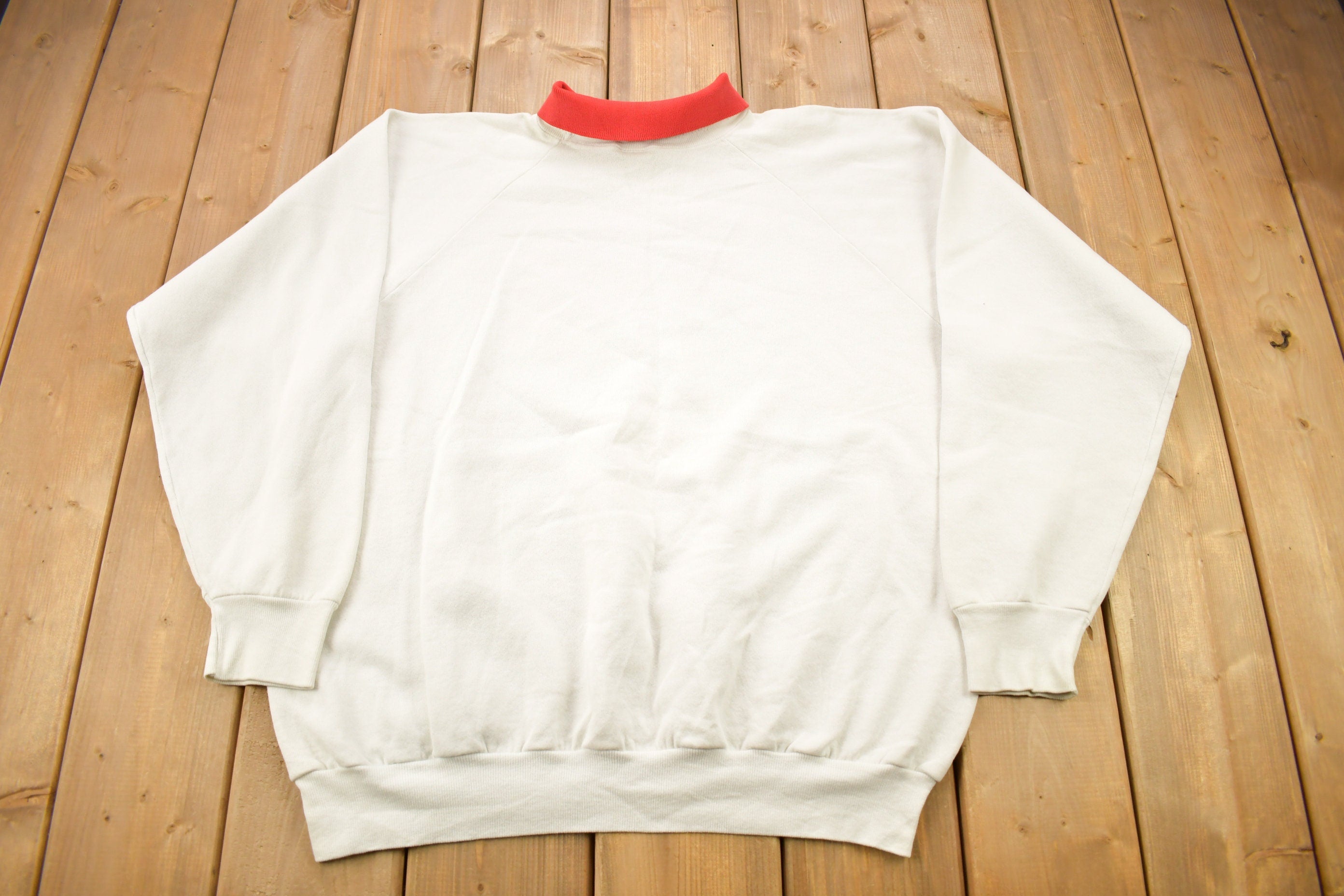 Vintage 1990s Football Mom Theme Crewneck Sweatshirt