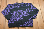 Vintage 1990s AOP Knitted Sweater