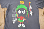 1996 Marvin The Martian Gun Point Looney Tunes Cartoon T-Shirt