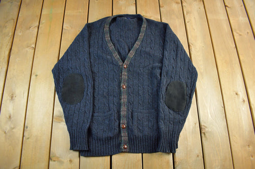 Vintage 90s Polo Ralph Lauren Wool Knit Cardigan - Men's XL
