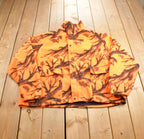 Vintage 1980s Whitewater Outdoors Hunting Fleece Button Up Sweater