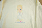 Vintage 1990s Angel Cute Crewneck Sweatshirt Adult XL