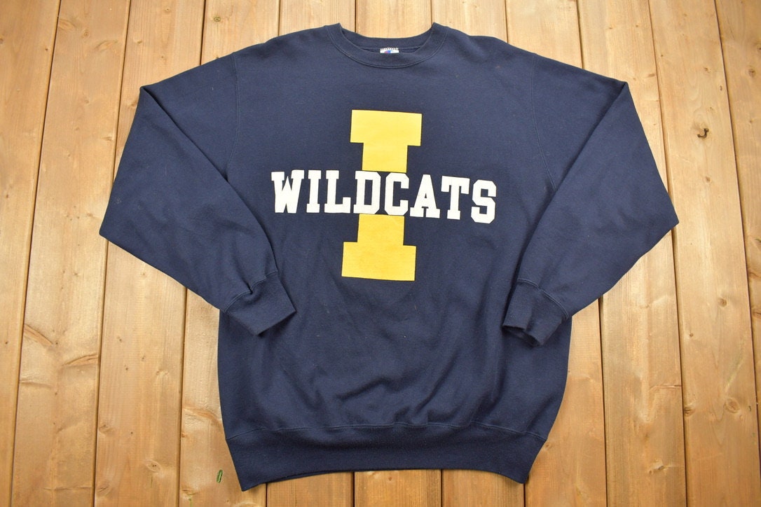 Vintage 1990s Wildcats Colligate Athletic Crewneck Sweatshirt