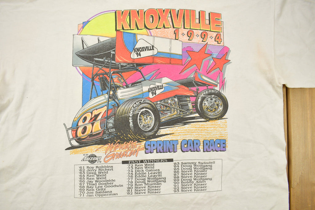 Vintage 1994 Knoxville Sprint Car Race T-Shirt