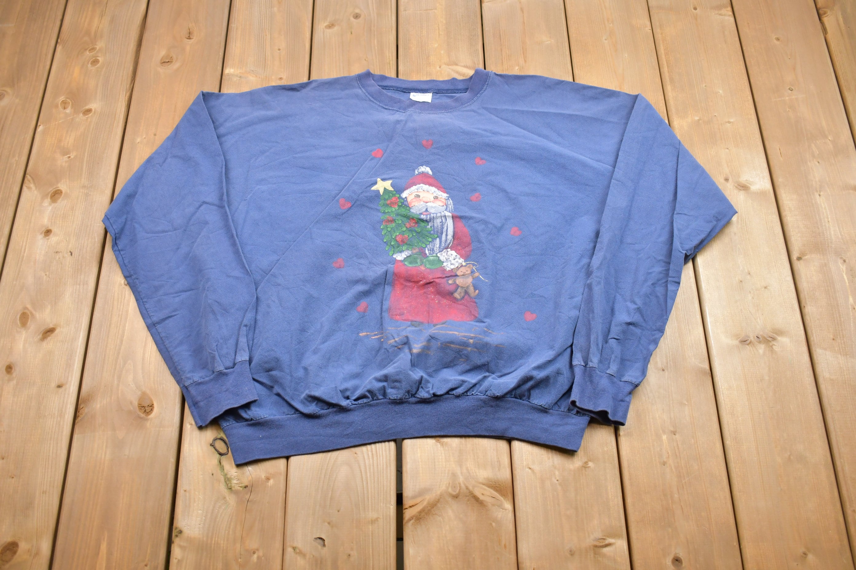 Vintage 1990s Santa Claus Crewneck Sweatshirt