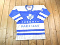Vintage Late 80s Early 90s Starter Toronto Maple Leafs NHL Hockey Embroidered Crewneck Sweatshirt
