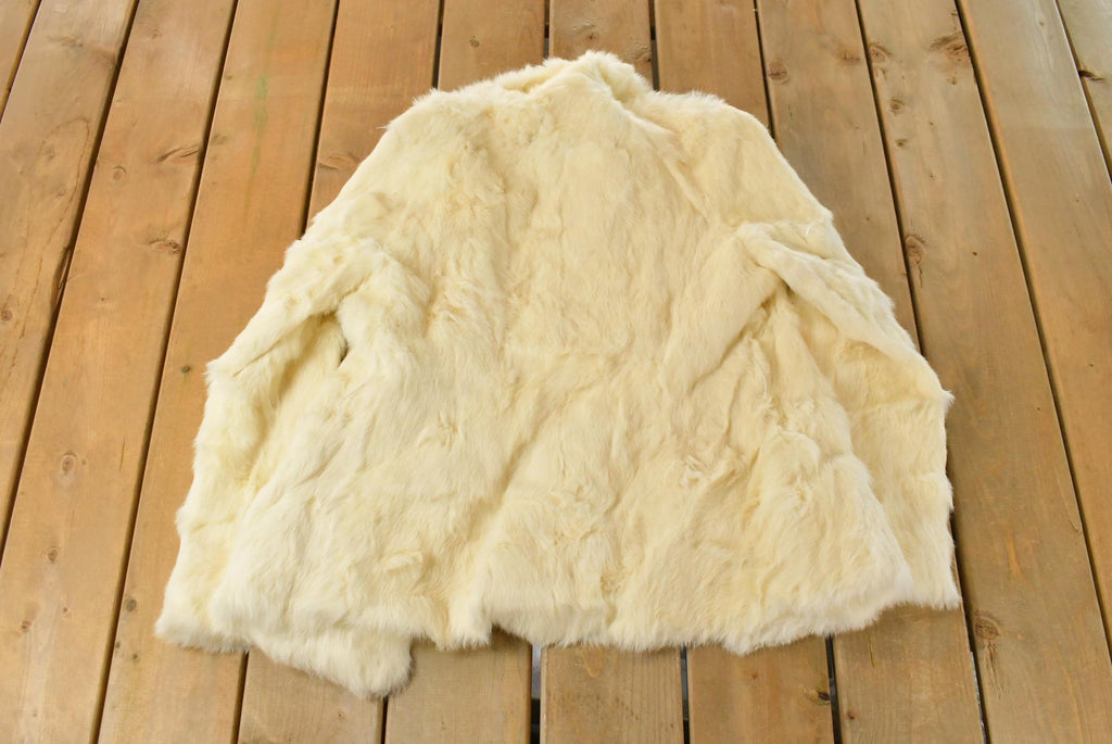 Vintage 1990s Arden Rabbit Fur Coat Women's Large