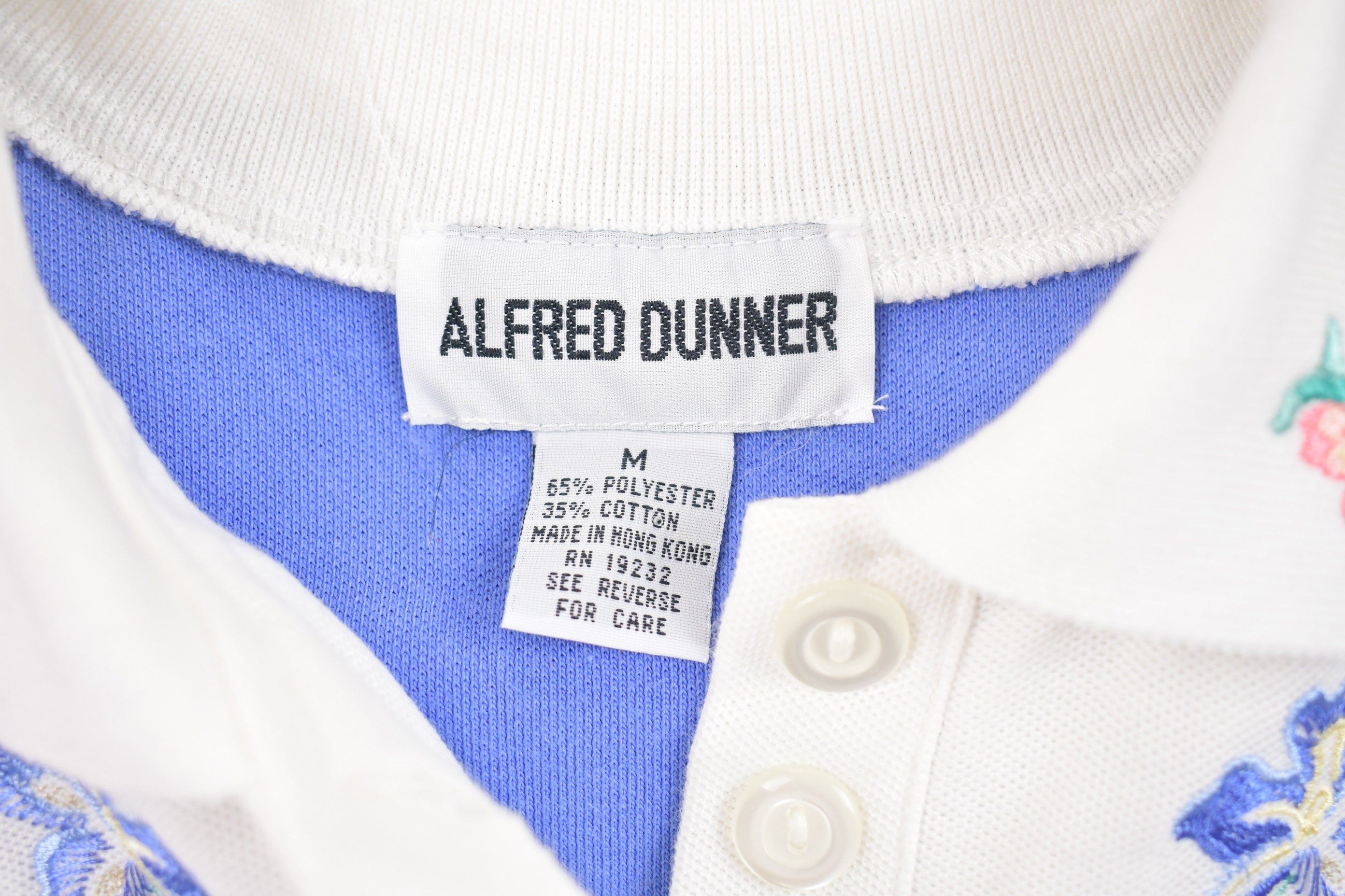 Vintage 1990s Alfred Dunner Floral Collared Shirt