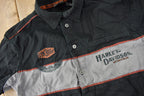 Vintage Y2K Harley Davidson Motorcycles Button Up Shirt