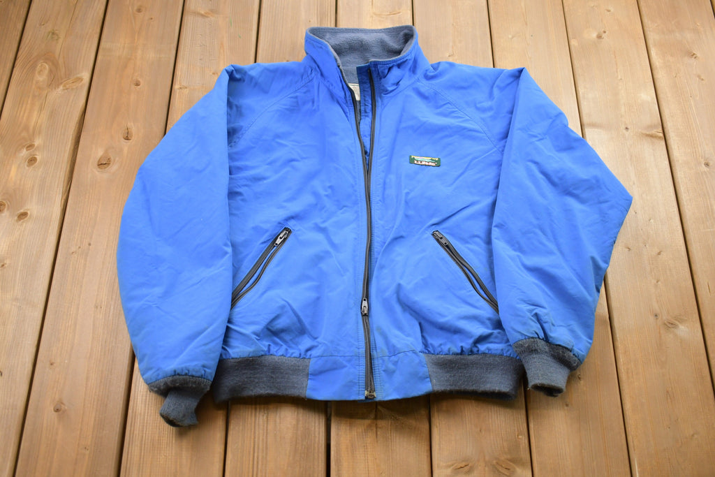 Vintage 1990s Fleece Lined Windbreaker Jacket