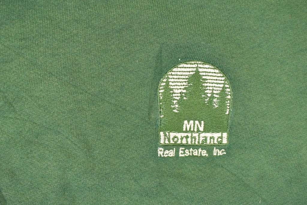 Vintage 1990s Northland Minnesota Embroidered Crewneck Sweatshirt Mens L