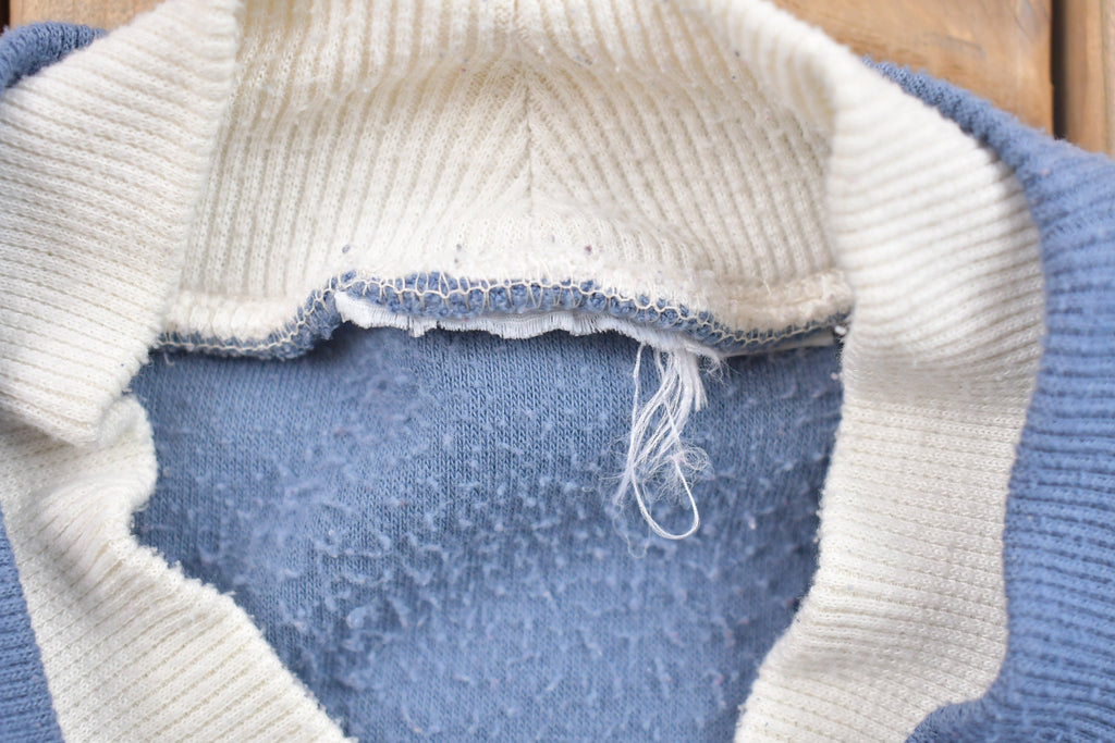 Vintage 1990s Double Collared Fleece Sweater