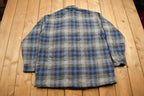 Vintage 1990s St Johns Bay Plaid Flannel Button Up Shirt